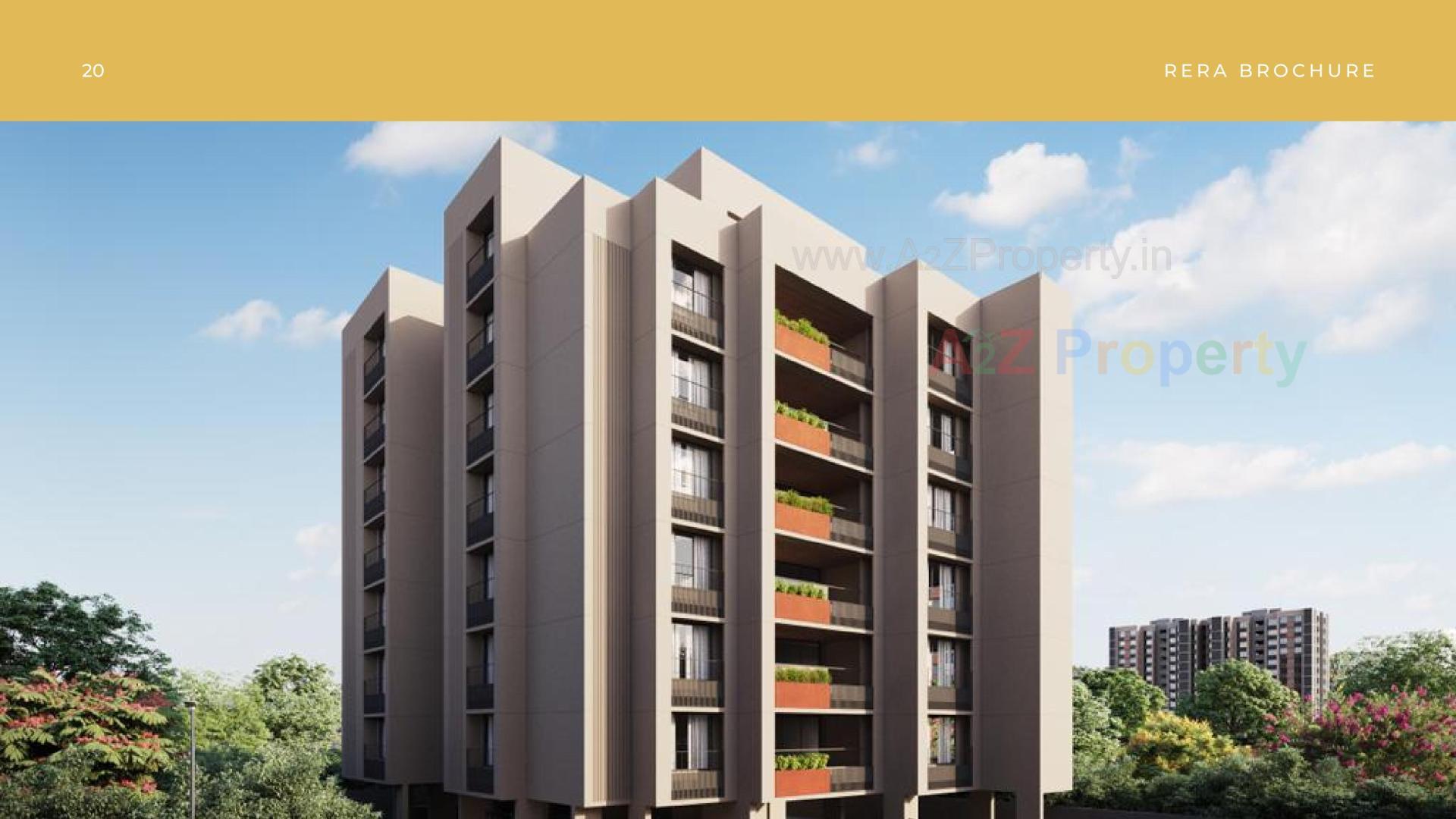 3D Elevation of real estate project Mahi Vista located at Vejalpur, Ahmedabad, Gujarat
