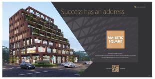Elevation of real estate project Majestic Square located at Sola, Ahmedabad, Gujarat