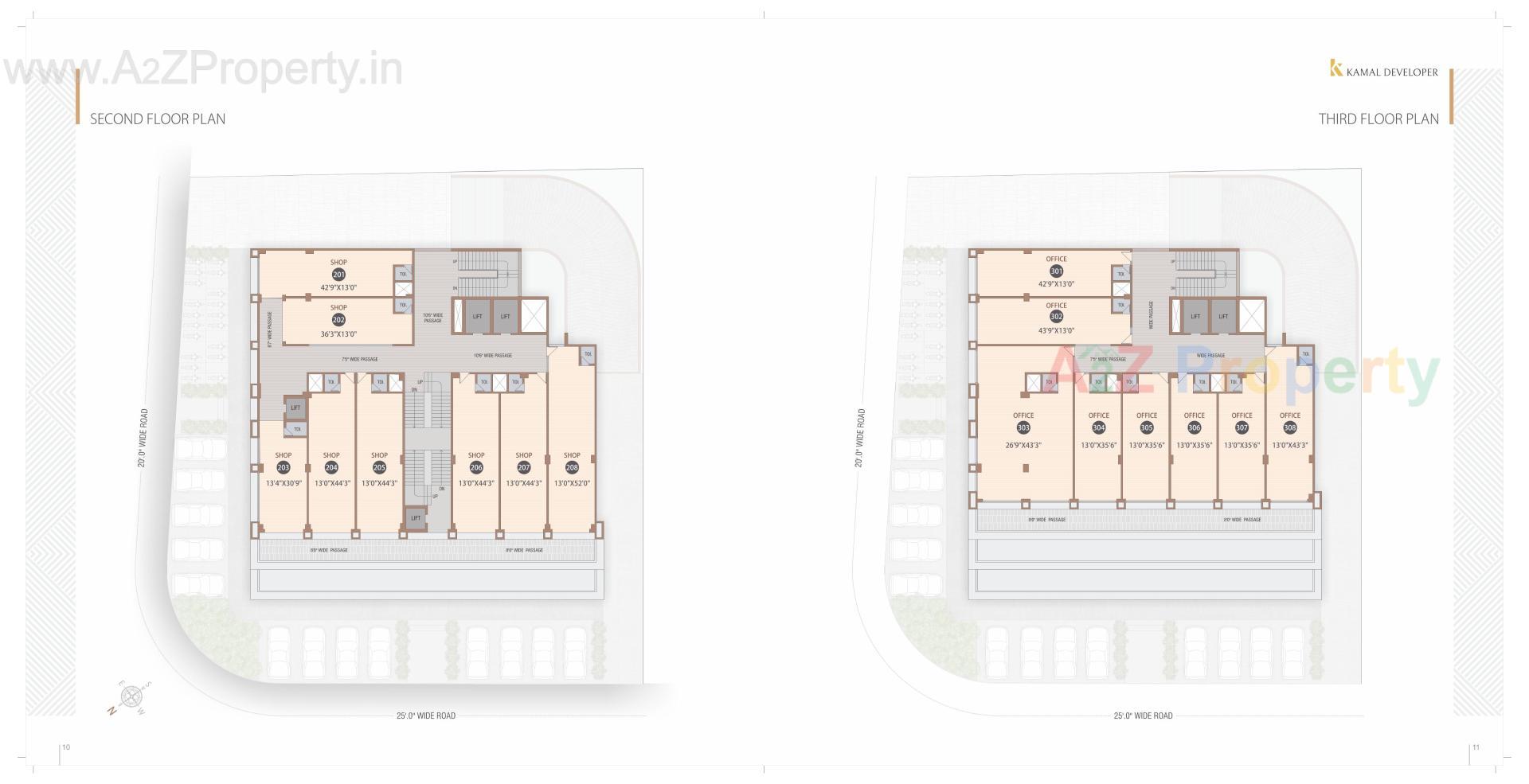 Layout of real estate project Majestic Square located at Sola, Ahmedabad, Gujarat
