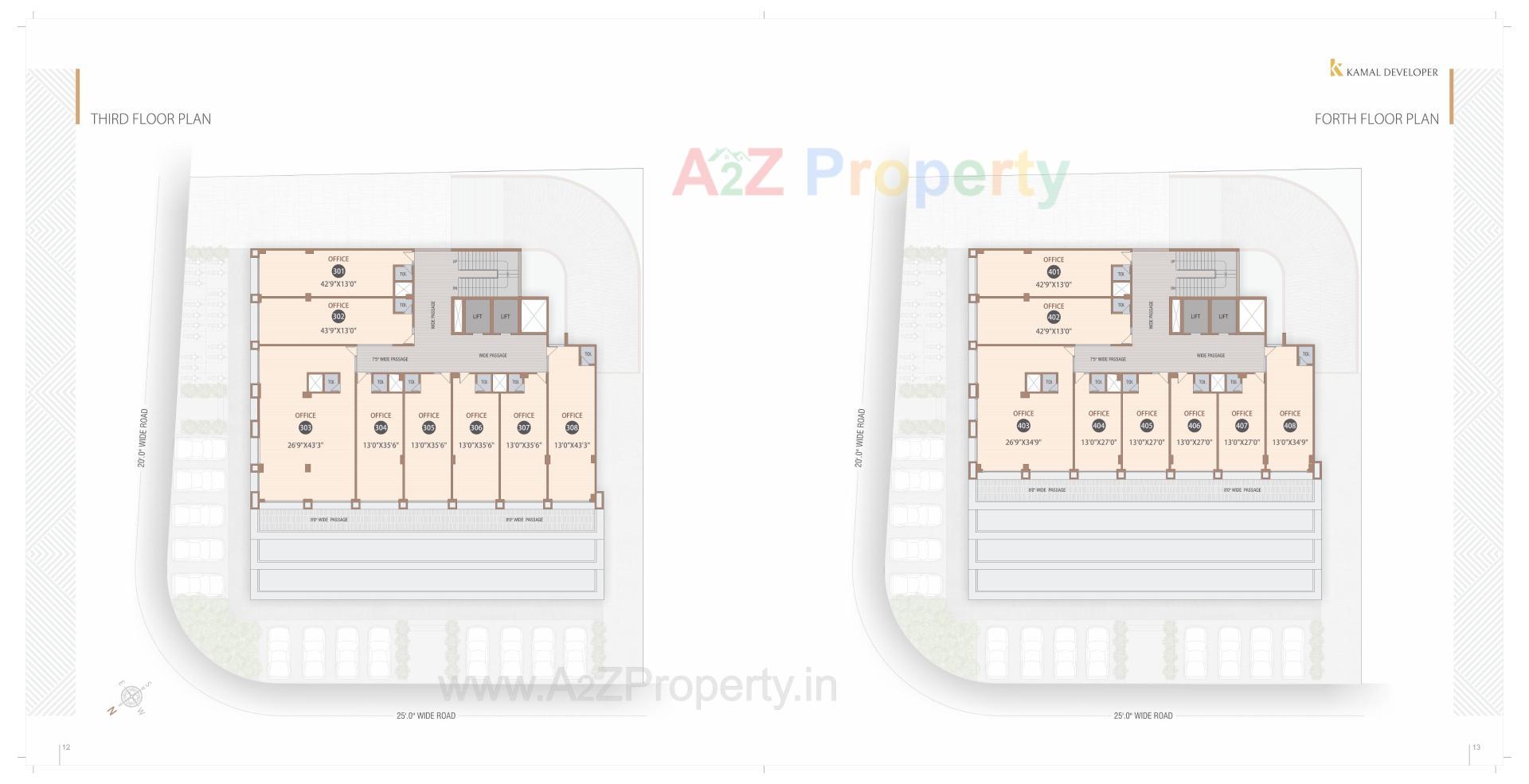 Layout of real estate project Majestic Square located at Sola, Ahmedabad, Gujarat