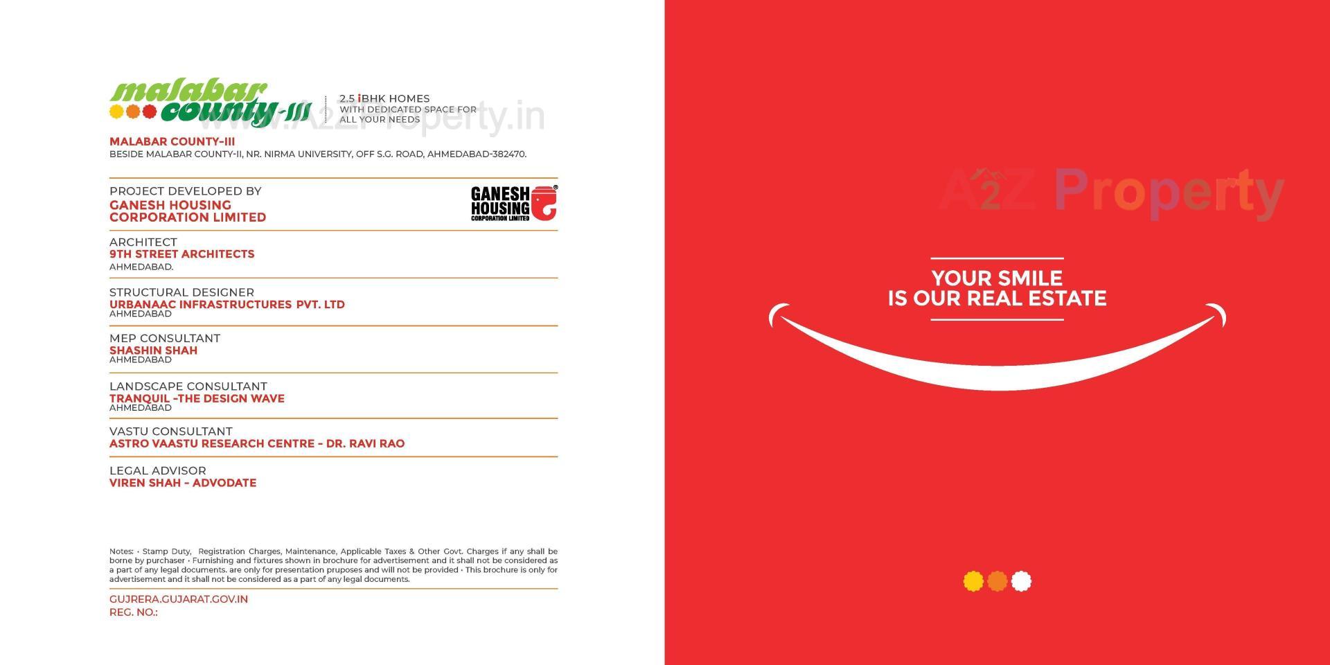  of real estate project Malabar County located at Tragad, Ahmedabad, Gujarat