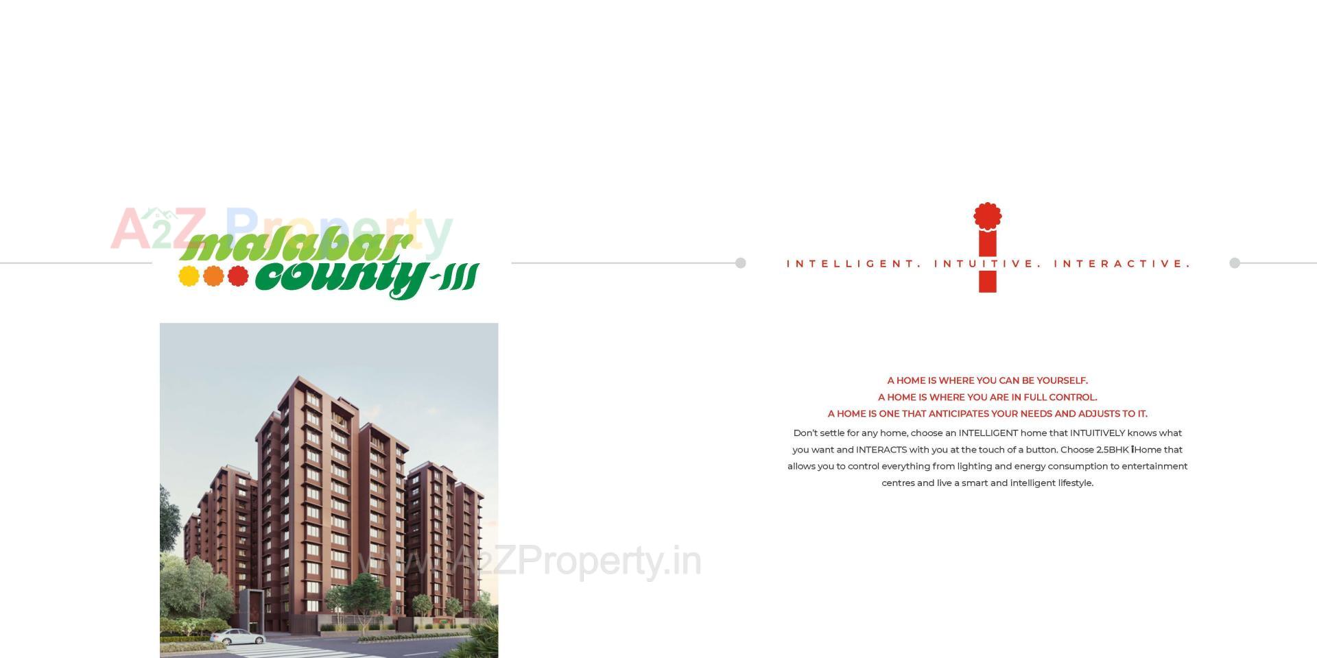  of real estate project Malabar County located at Tragad, Ahmedabad, Gujarat