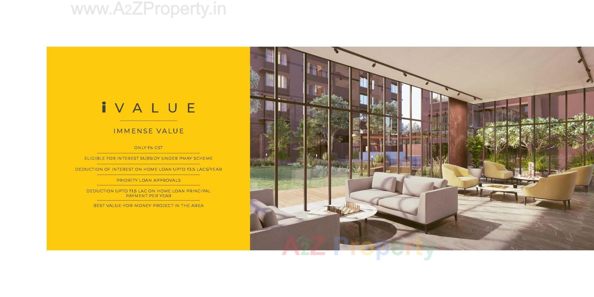 3D Elevation of real estate project Malabar County located at Tragad, Ahmedabad, Gujarat