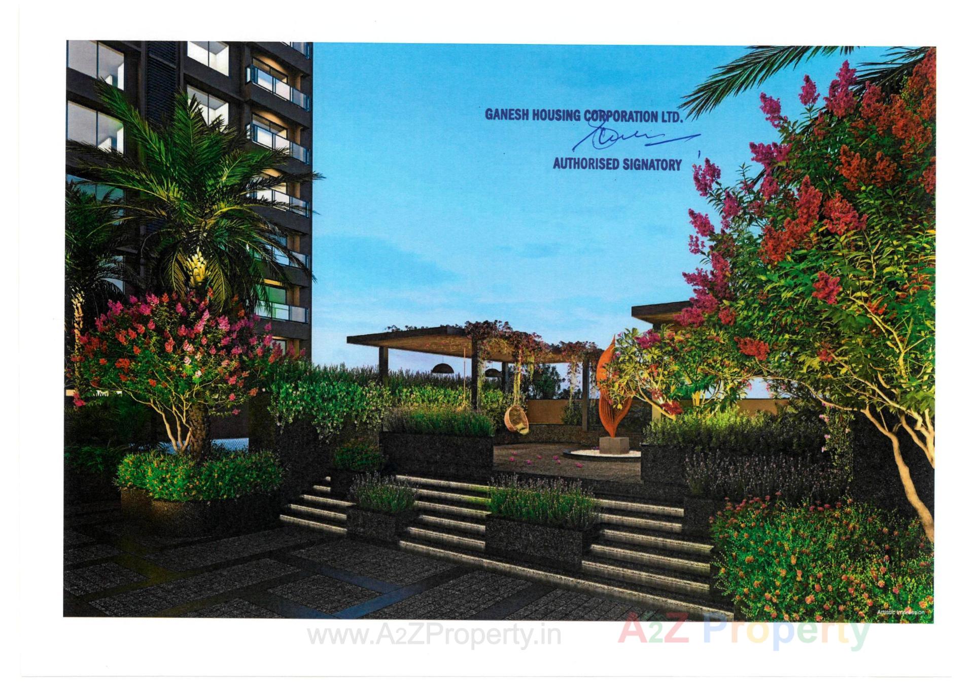 3D Elevation of real estate project Malabar Retreat located at Chharodi, Ahmedabad, Gujarat