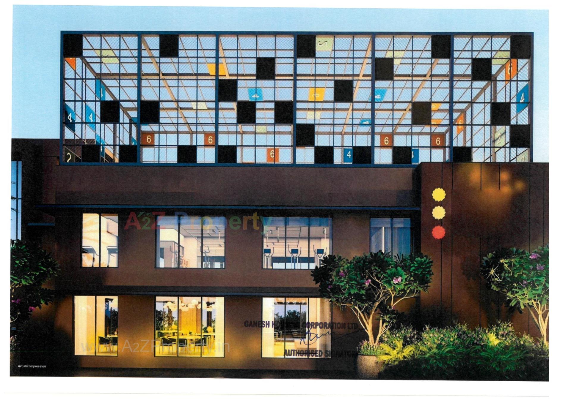 Layout of real estate project Malabar Retreat located at Chharodi, Ahmedabad, Gujarat