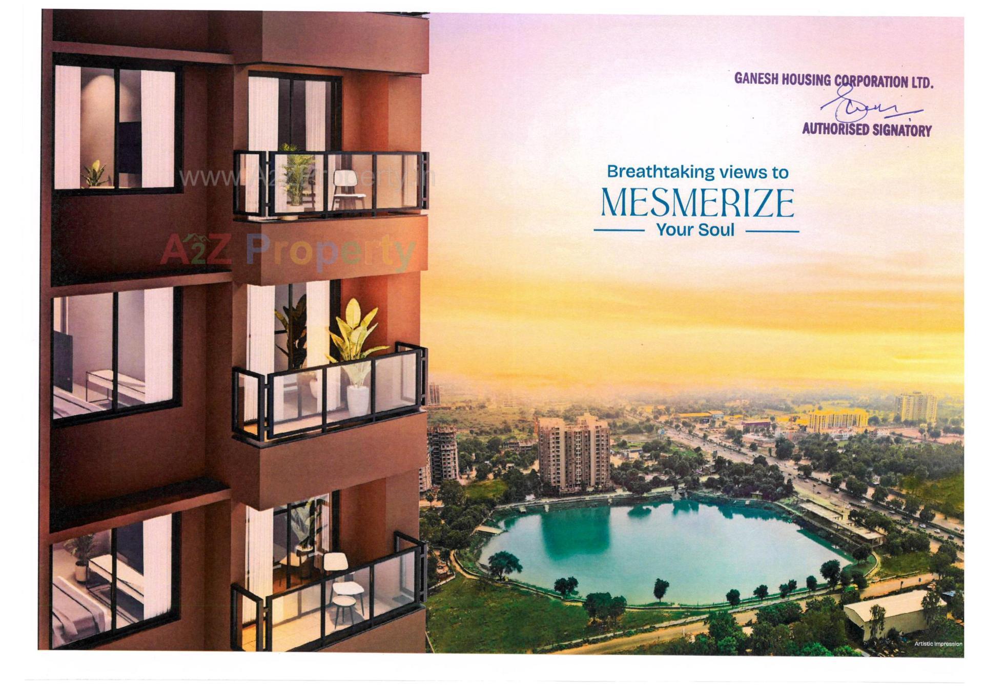 3D Elevation of real estate project Malabar Retreat located at Chharodi, Ahmedabad, Gujarat