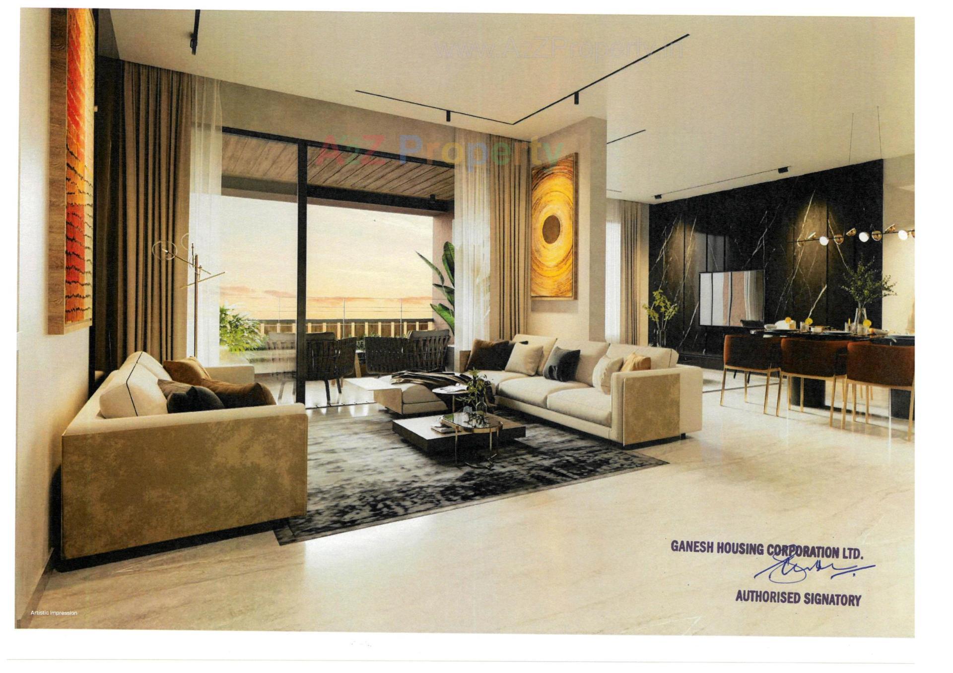 3D Elevation of real estate project Malabar Retreat located at Chharodi, Ahmedabad, Gujarat