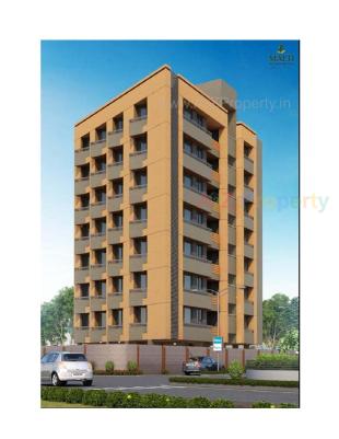 Elevation of real estate project Malati Appartment located at Vasna, Ahmedabad, Gujarat