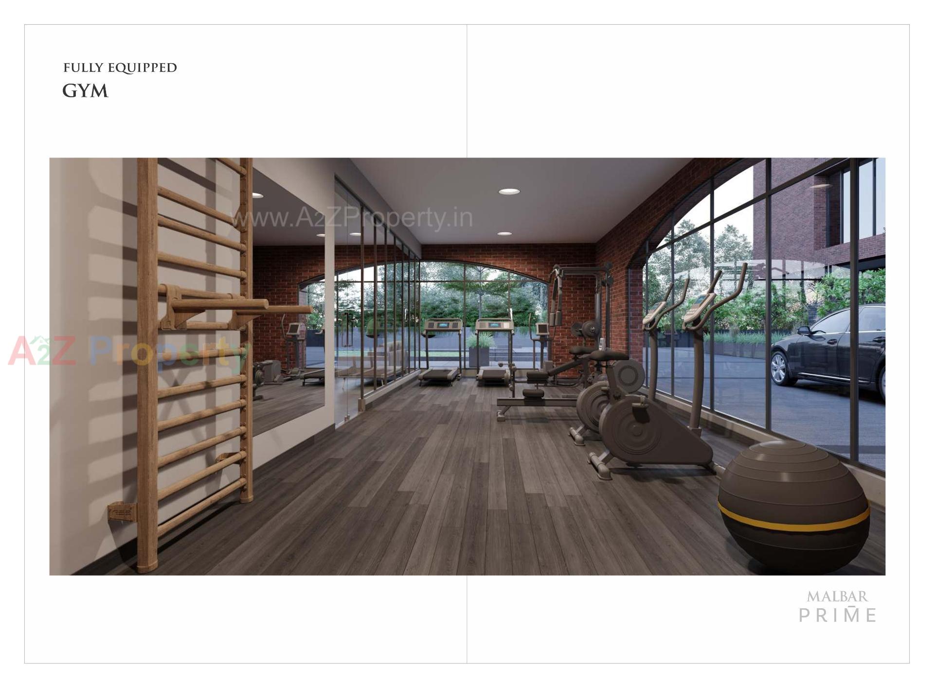 3D Elevation of real estate project Malbar Prime located at Nikol, Ahmedabad, Gujarat