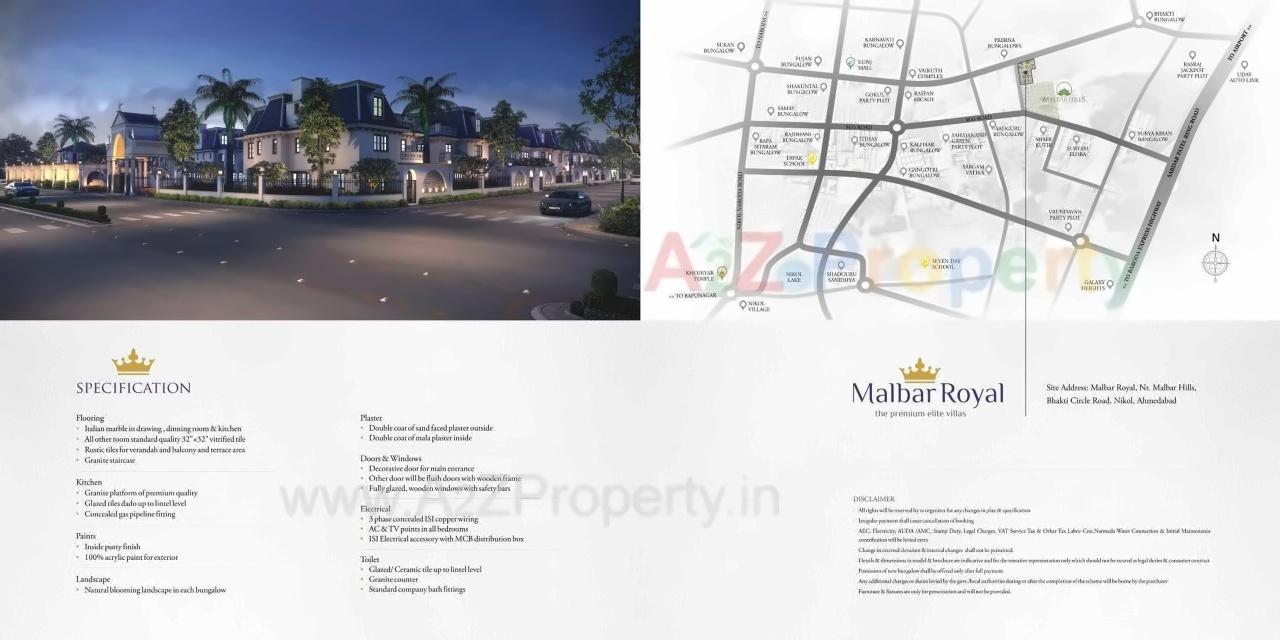  of real estate project Malbar Royal located at Nikol, Ahmedabad, Gujarat