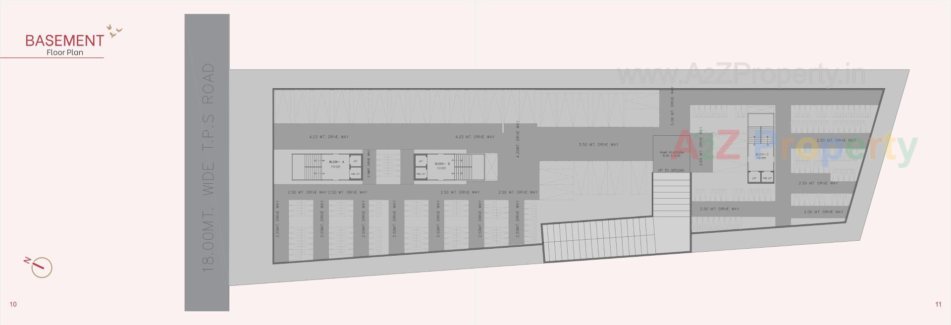 Layout of real estate project Malhar Residency located at Chiloda, Ahmedabad, Gujarat