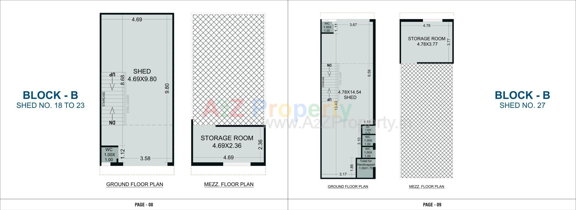 Layout of real estate project Mangalmurti Industrial Estate located at Bhuvaldi, Ahmedabad, Gujarat