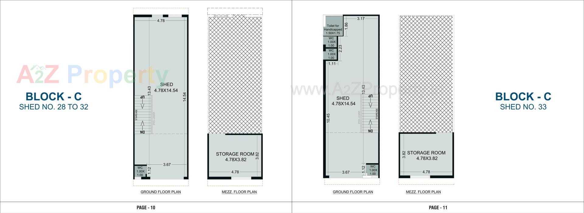 Layout of real estate project Mangalmurti Industrial Estate located at Bhuvaldi, Ahmedabad, Gujarat