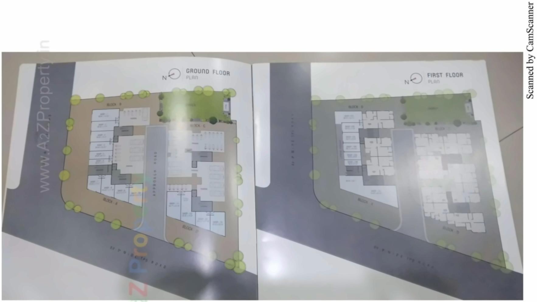 Layout of real estate project Mangalya Sapphire located at Vastral, Ahmedabad, Gujarat