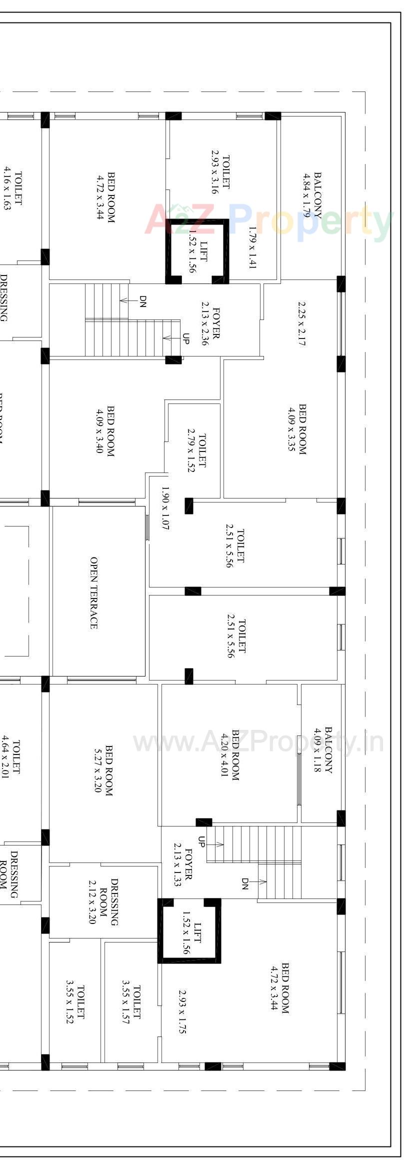 Layout of real estate project Manibhadra Bungalows located at Paldi, Ahmedabad, Gujarat