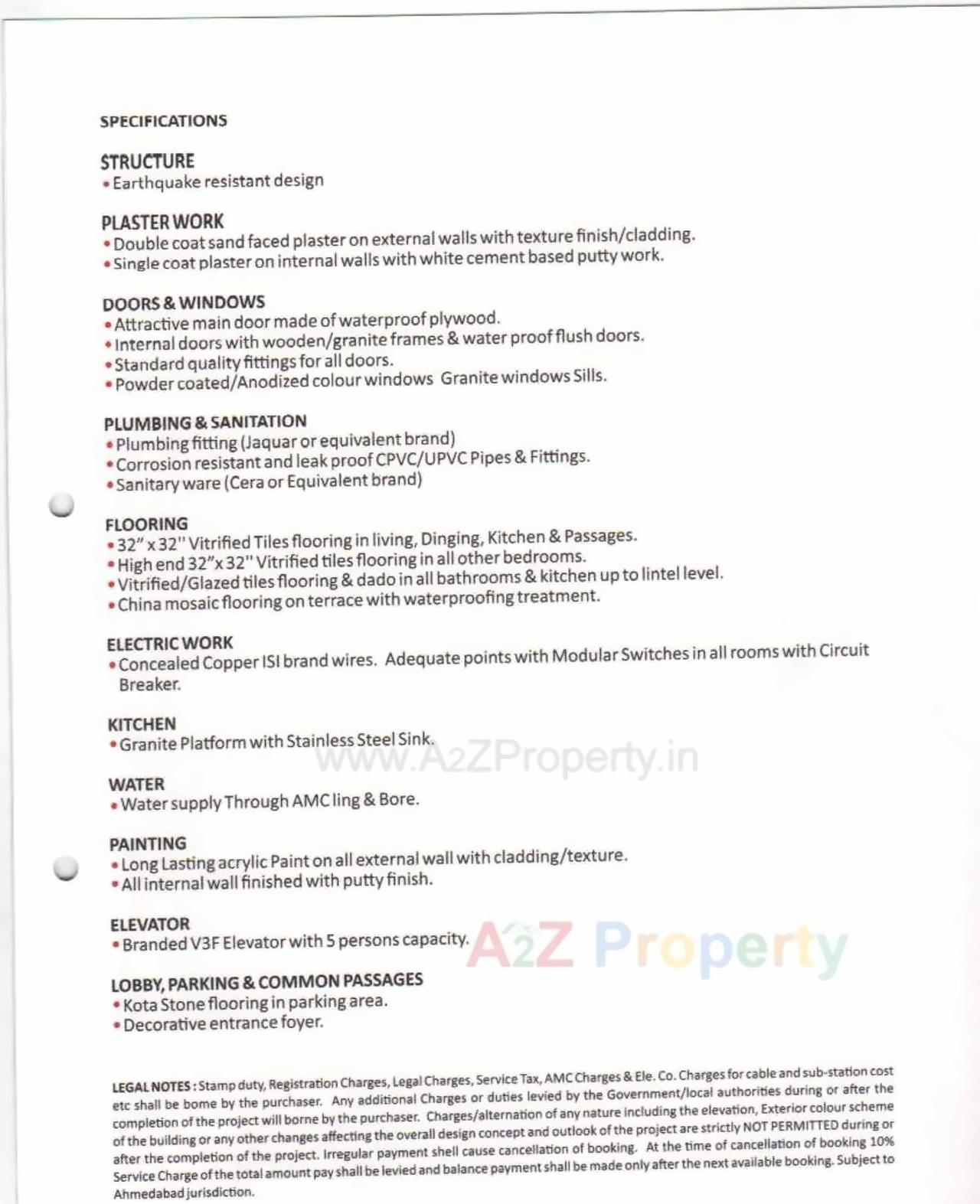 Project Specifications