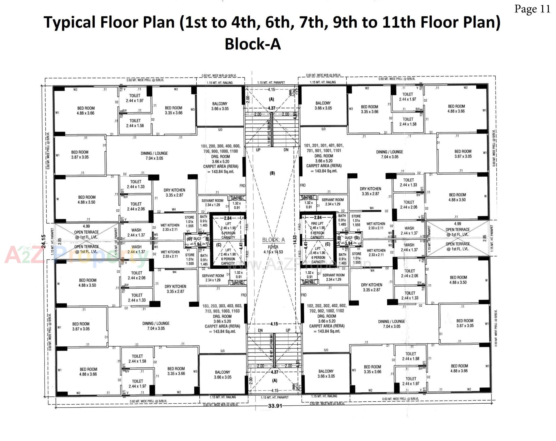 Layout of real estate project Manor Ananda located at Jodhpur, Ahmedabad, Gujarat