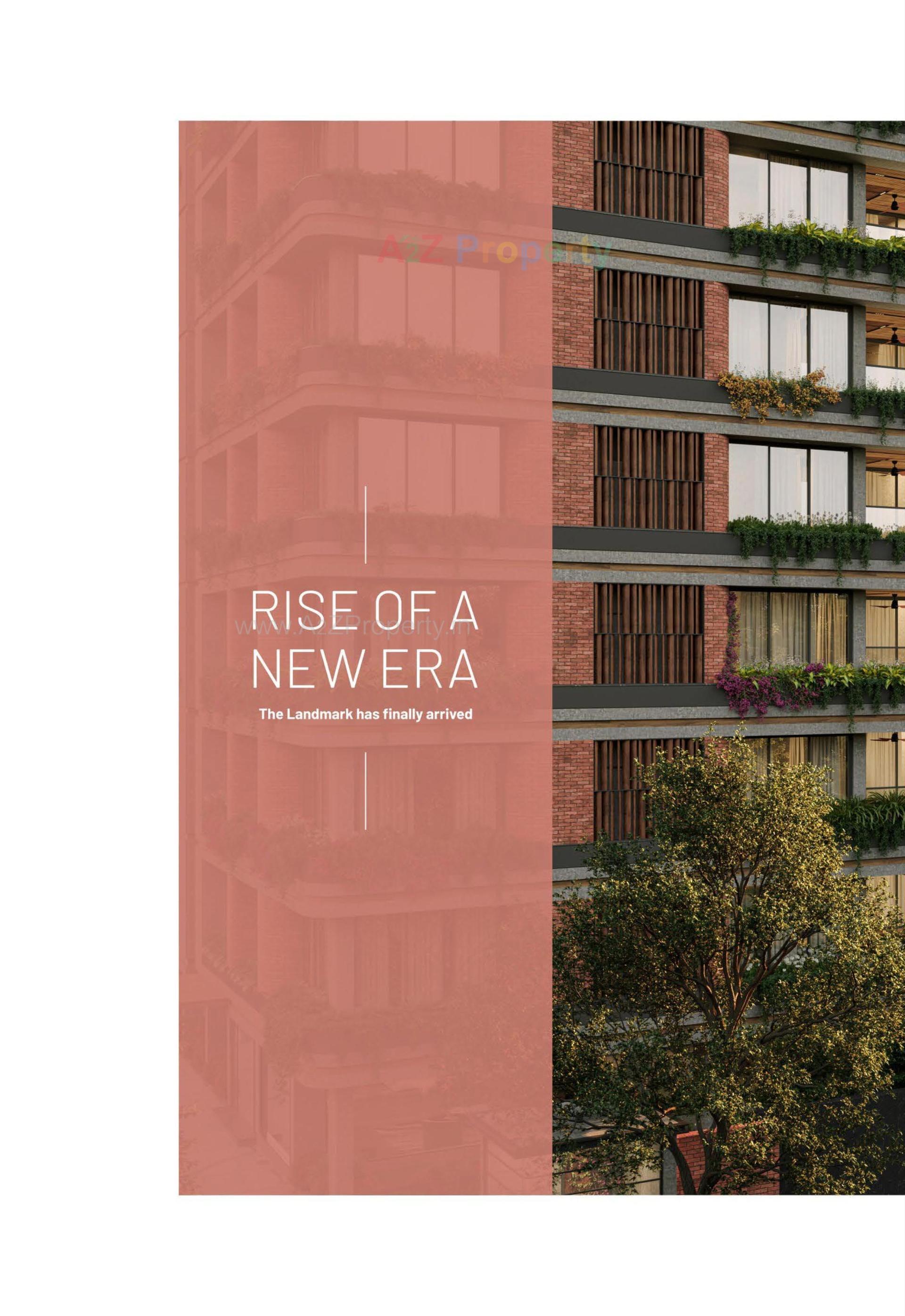 3D Elevation of real estate project Manor Ananda located at Jodhpur, Ahmedabad, Gujarat