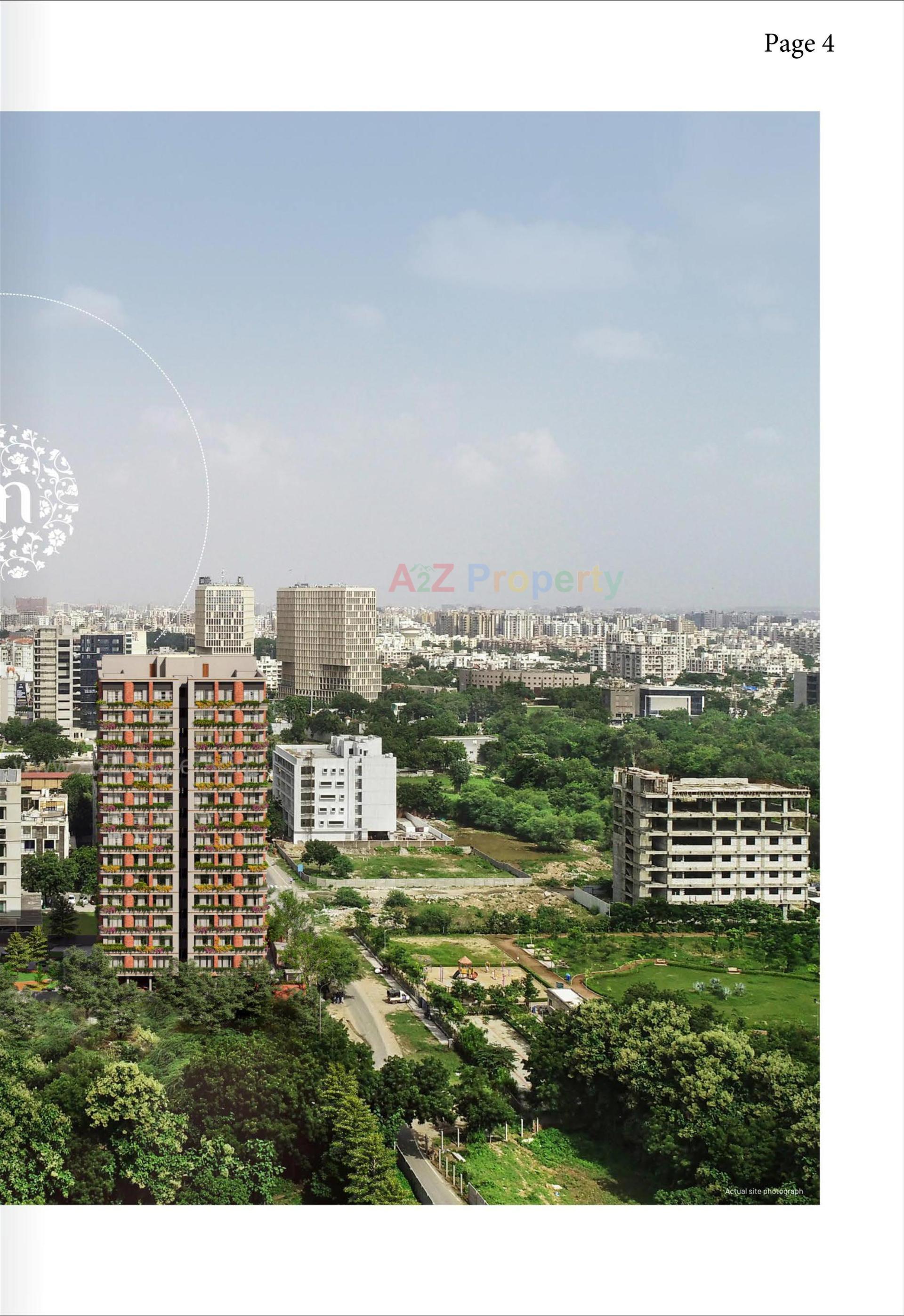 3D Elevation of real estate project Manor Ananda located at Jodhpur, Ahmedabad, Gujarat