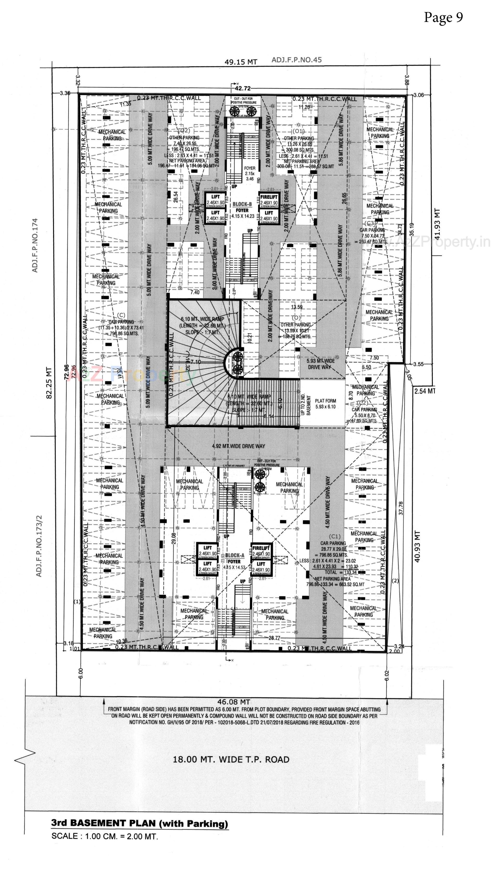 Layout of real estate project Manor Ananda located at Jodhpur, Ahmedabad, Gujarat