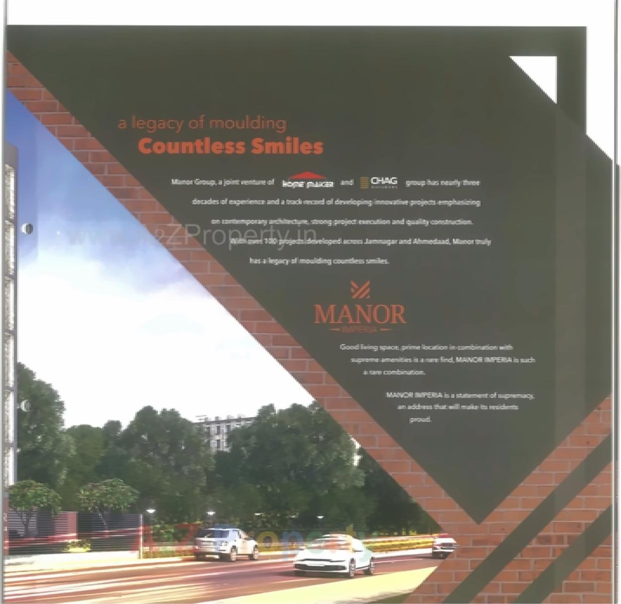 3D Elevation of real estate project Manor Imperia located at Jodhpur, Ahmedabad, Gujarat