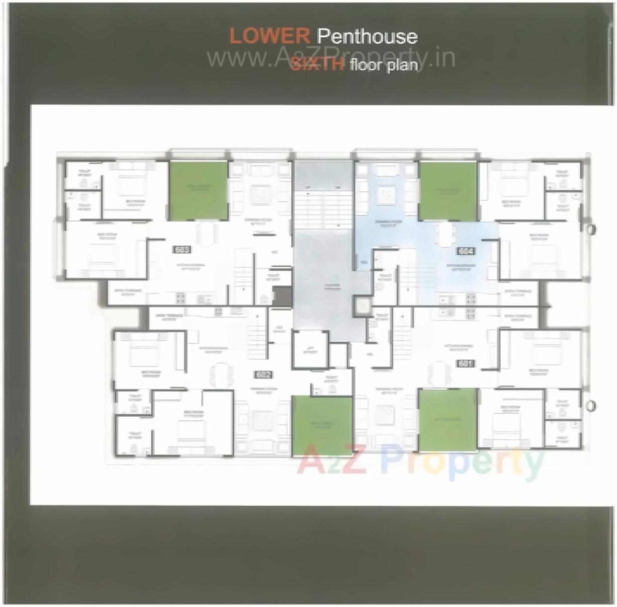 Layout of real estate project Manor Imperia located at Jodhpur, Ahmedabad, Gujarat