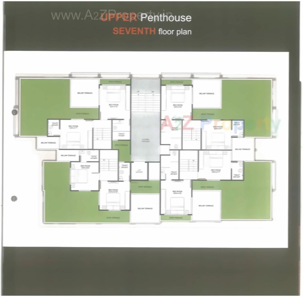 Layout of real estate project Manor Imperia located at Jodhpur, Ahmedabad, Gujarat