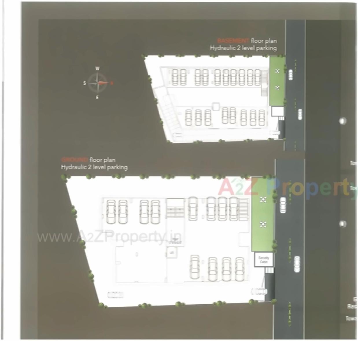 Layout of real estate project Manor Imperia located at Jodhpur, Ahmedabad, Gujarat