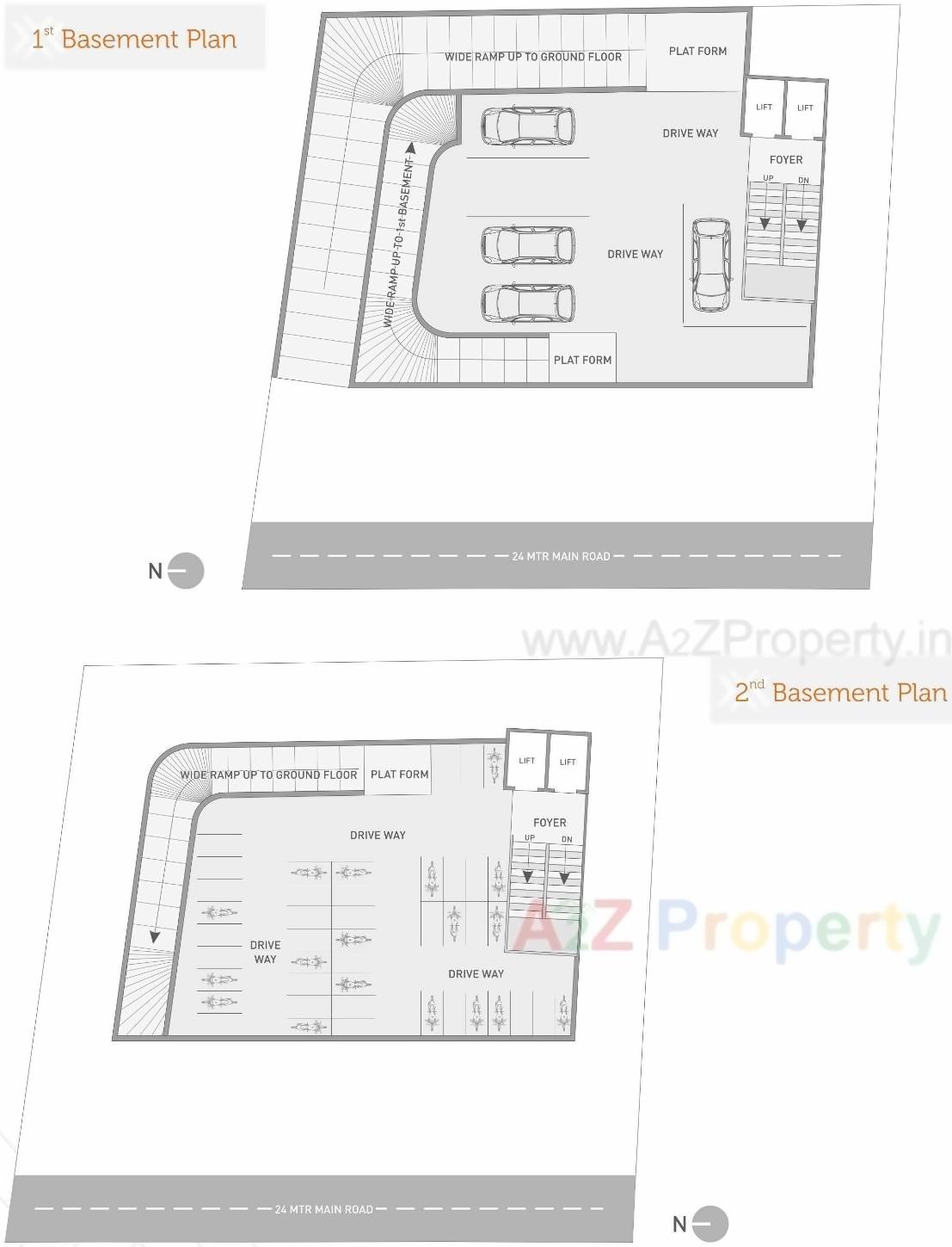 Layout of real estate project Manor Maxx located at Changispur, Ahmedabad, Gujarat