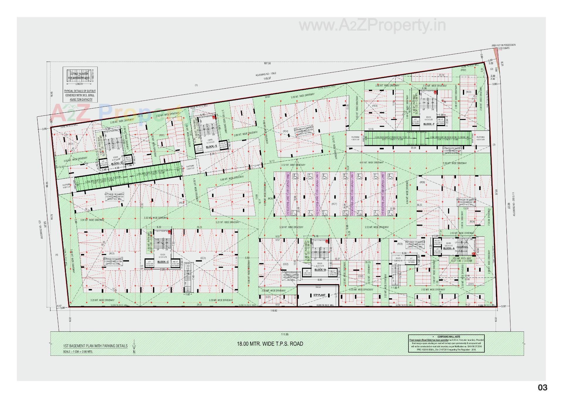 Layout of real estate project Mansi Empire located at Ahmedabad, Ahmedabad, Gujarat