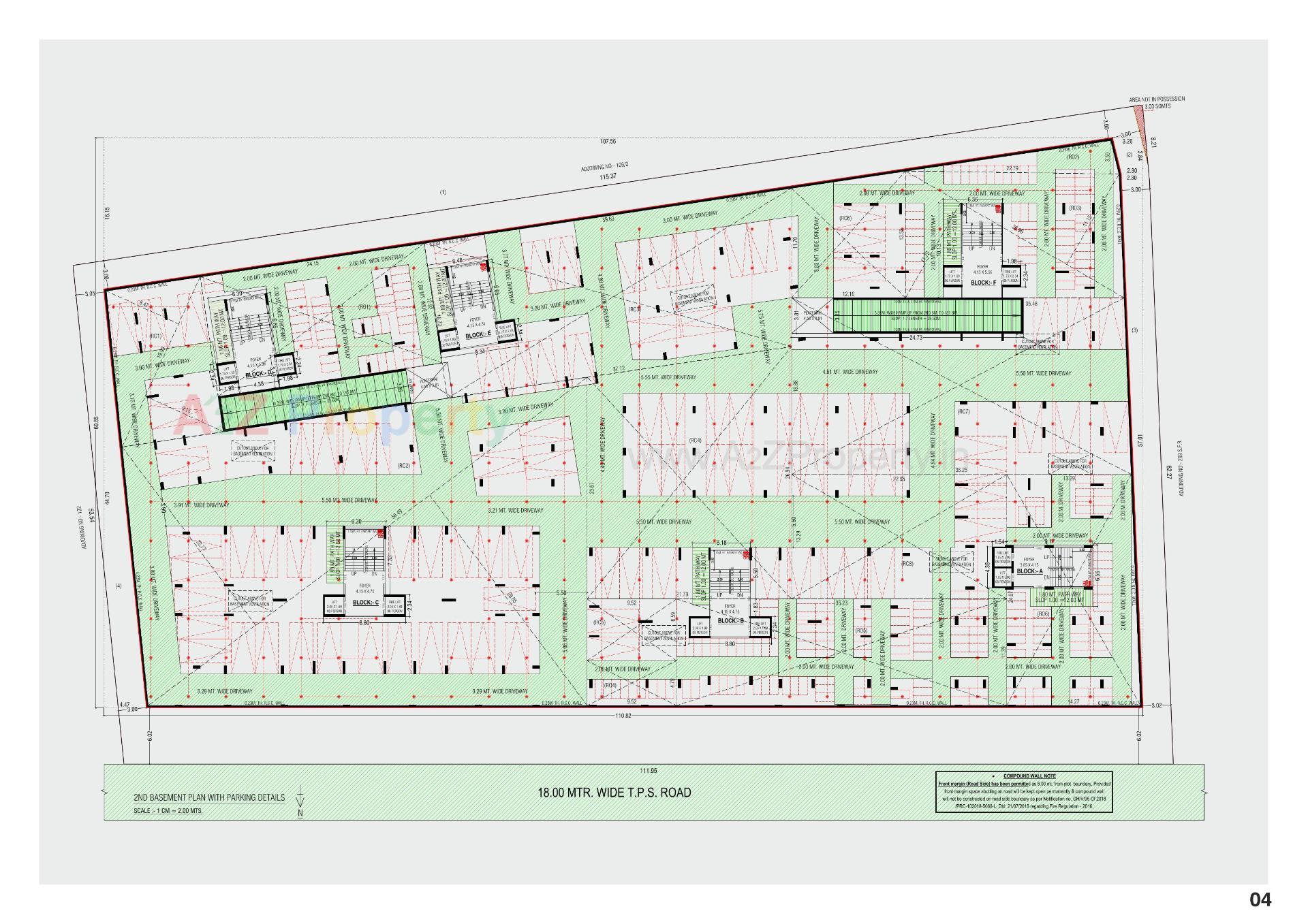 Layout of real estate project Mansi Empire located at Ahmedabad, Ahmedabad, Gujarat