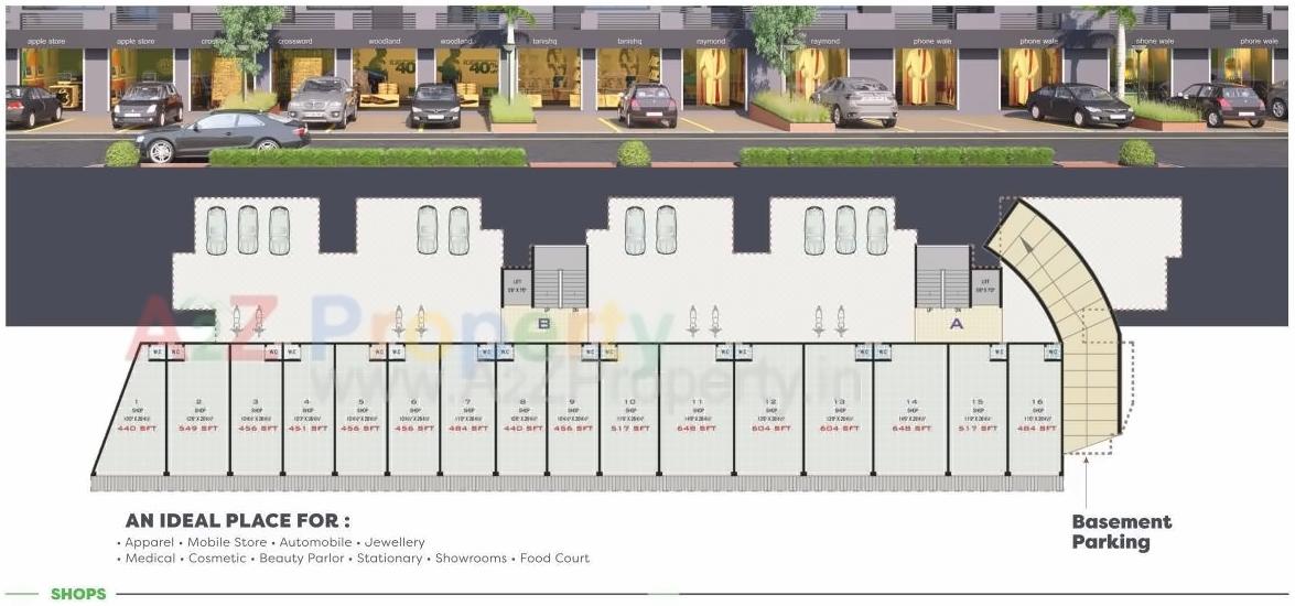 Layout of real estate project Manthan located at Aslali, Ahmedabad, Gujarat