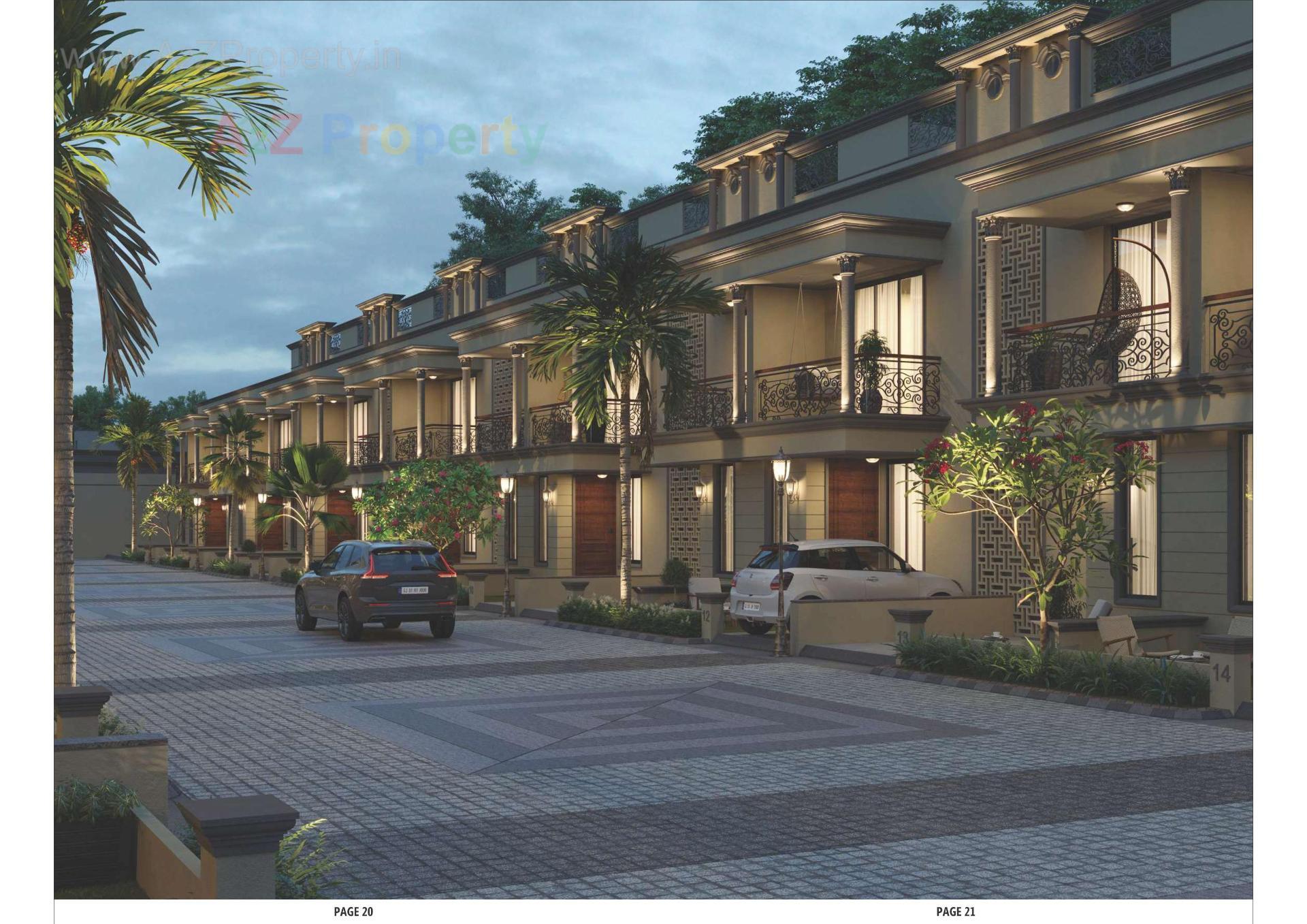 3D Elevation of real estate project Manthan Greens located at Vatva, Ahmedabad, Gujarat