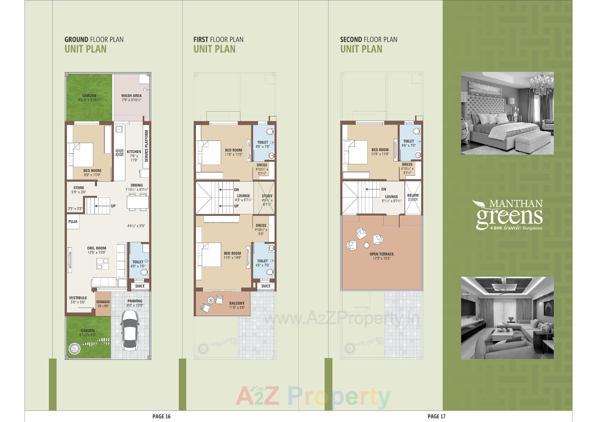 Layout of real estate project Manthan Greens located at Vatva, Ahmedabad, Gujarat