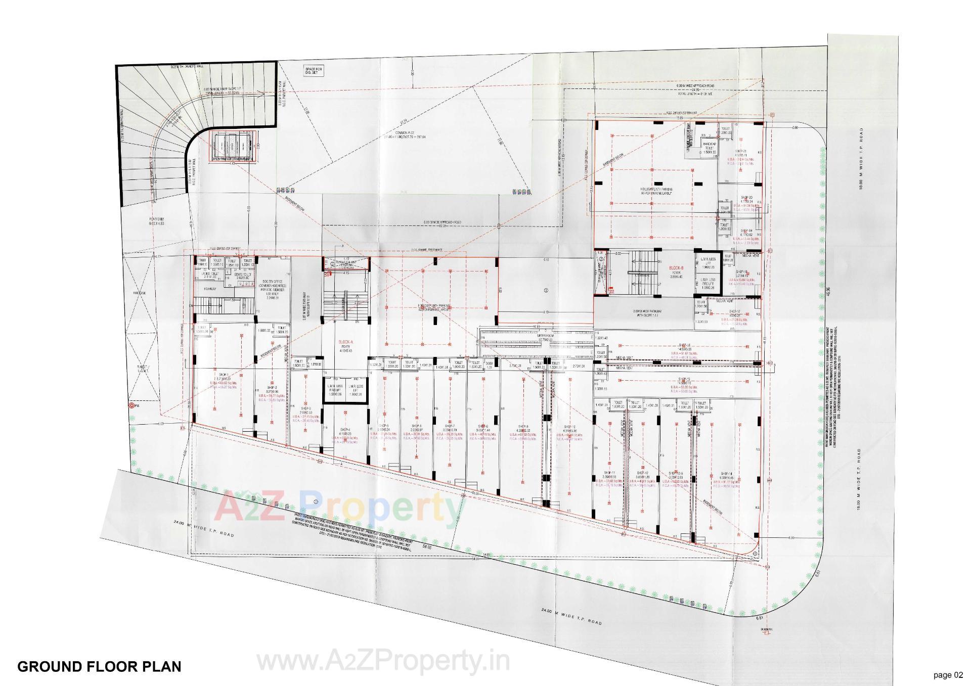 Layout of real estate project Map Celebration located at Sola, Ahmedabad, Gujarat