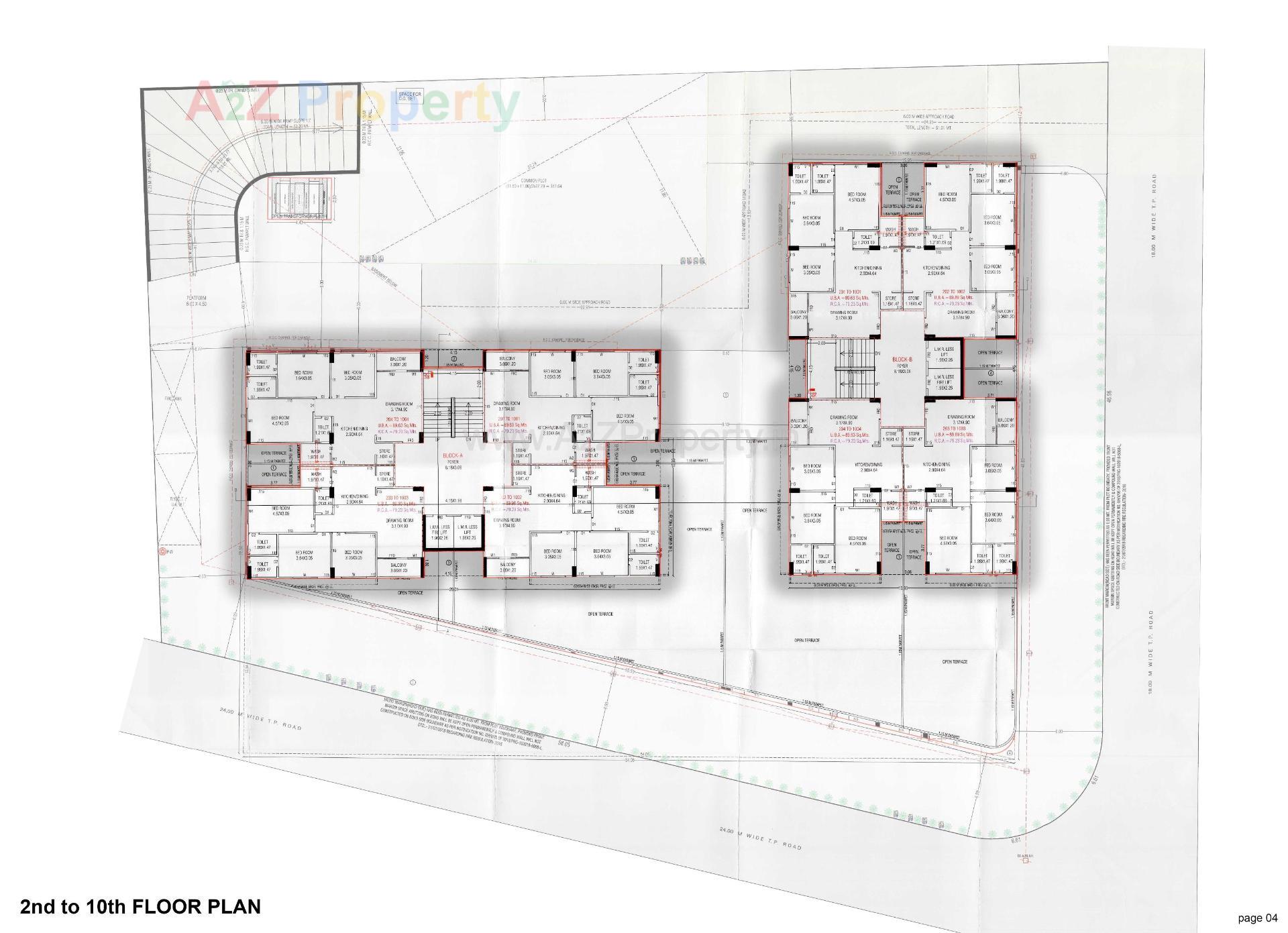 Layout of real estate project Map Celebration located at Sola, Ahmedabad, Gujarat