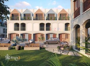 Elevation of real estate project Maple Bunglows located at Lambha, Ahmedabad, Gujarat