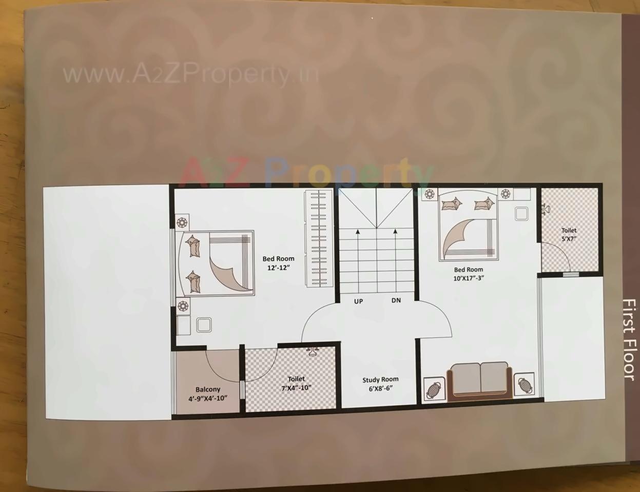 Layout of real estate project Marjan Residency located at Vatva, Ahmedabad, Gujarat
