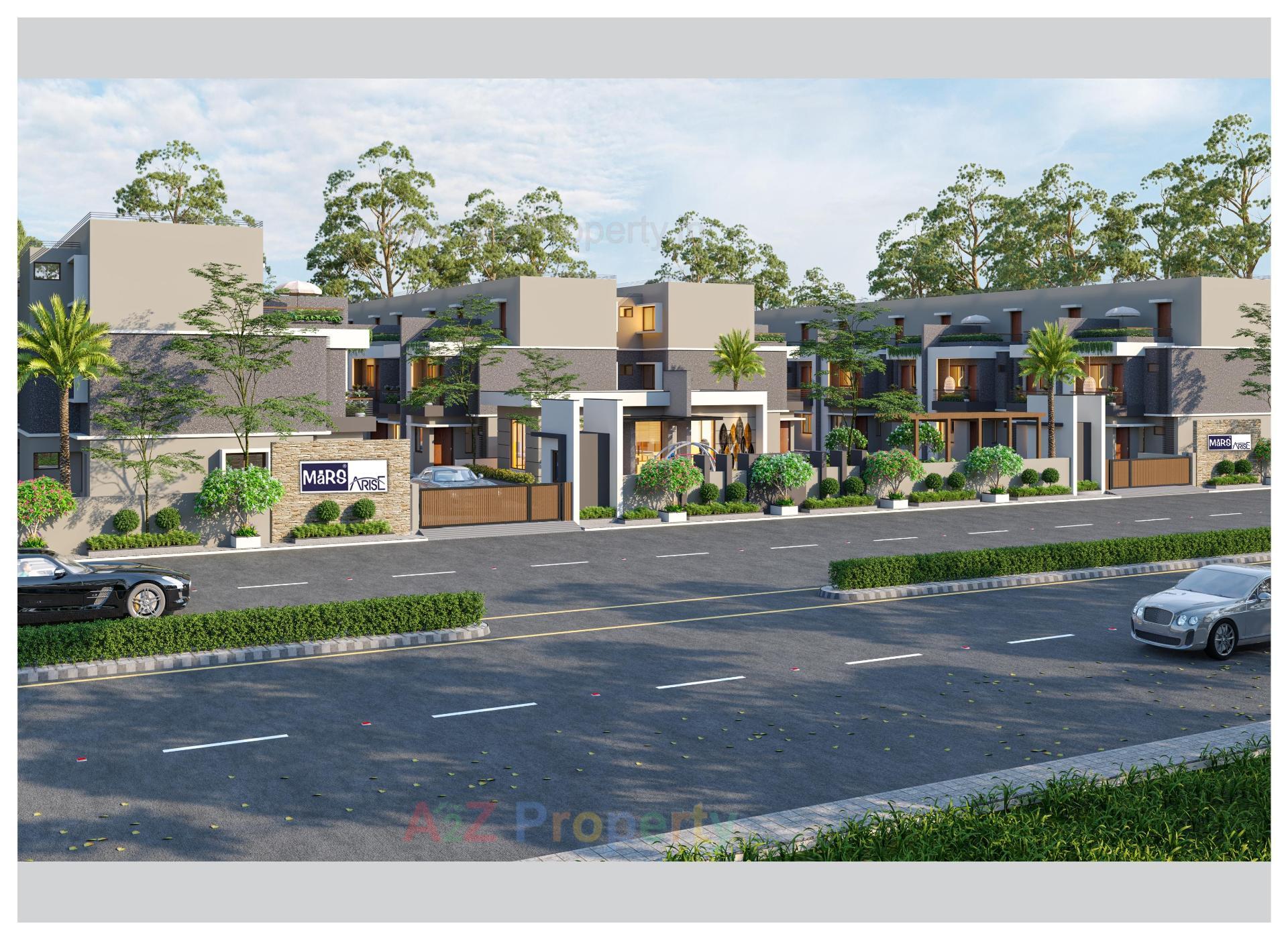 3D Elevation of real estate project Mars Arise located at Lambha, Ahmedabad, Gujarat
