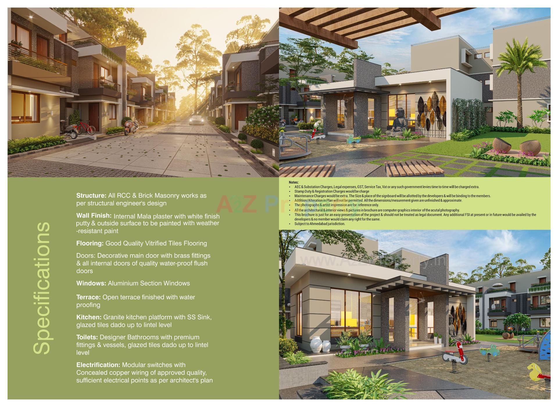 3D Elevation of real estate project Mars Arise located at Lambha, Ahmedabad, Gujarat