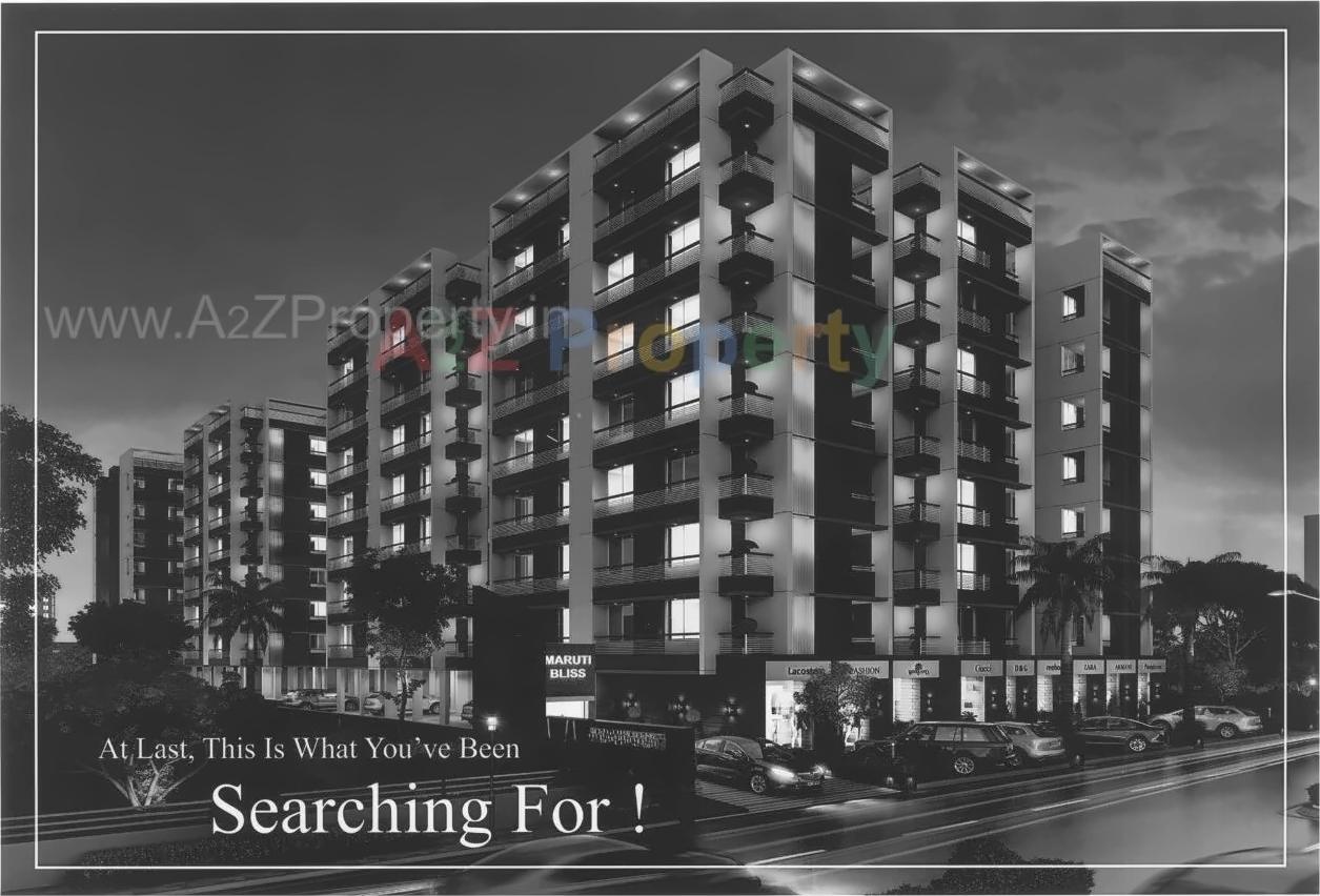 3D Elevation of real estate project Maruti Bliss located at City, Ahmedabad, Gujarat