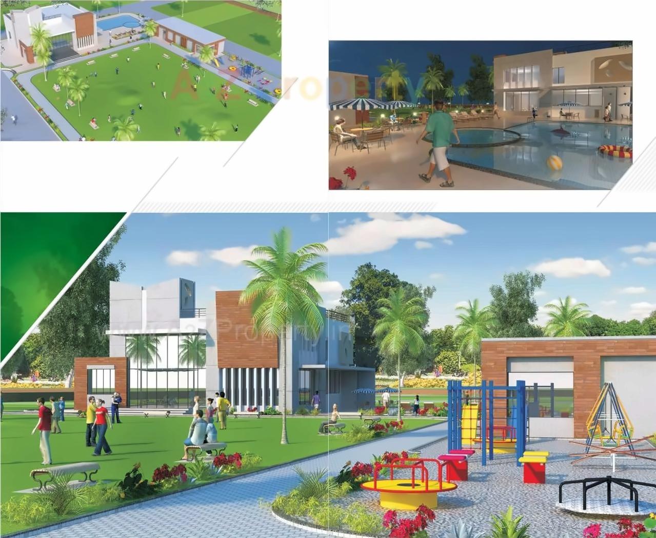 3D Elevation of real estate project Maruti Greenland located at Telav, Ahmedabad, Gujarat