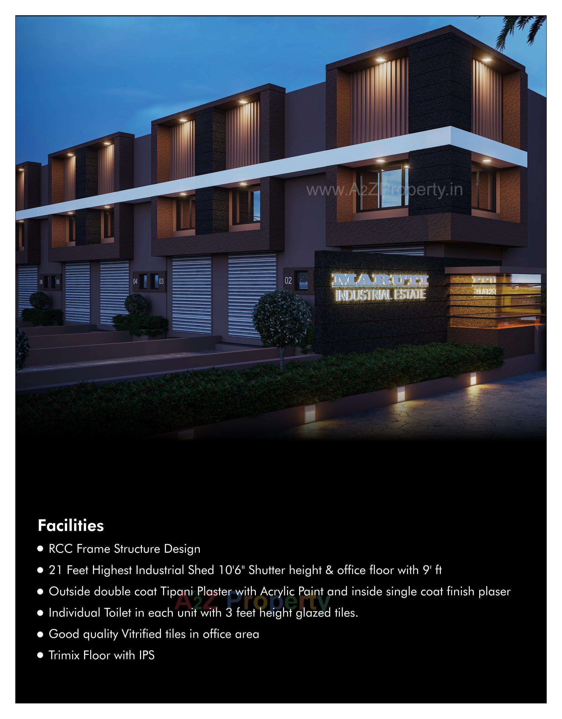 3D Elevation of real estate project Maruti Industrial Estate located at Ahmedabad, Ahmedabad, Gujarat