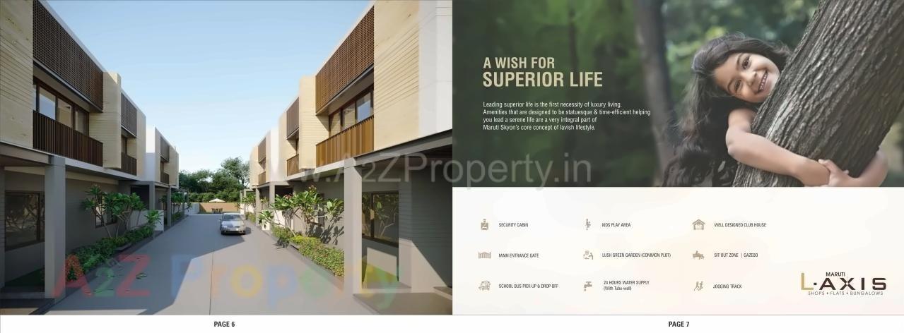 3D Elevation of real estate project Maruti L Axis located at Ahmedabad, Ahmedabad, Gujarat