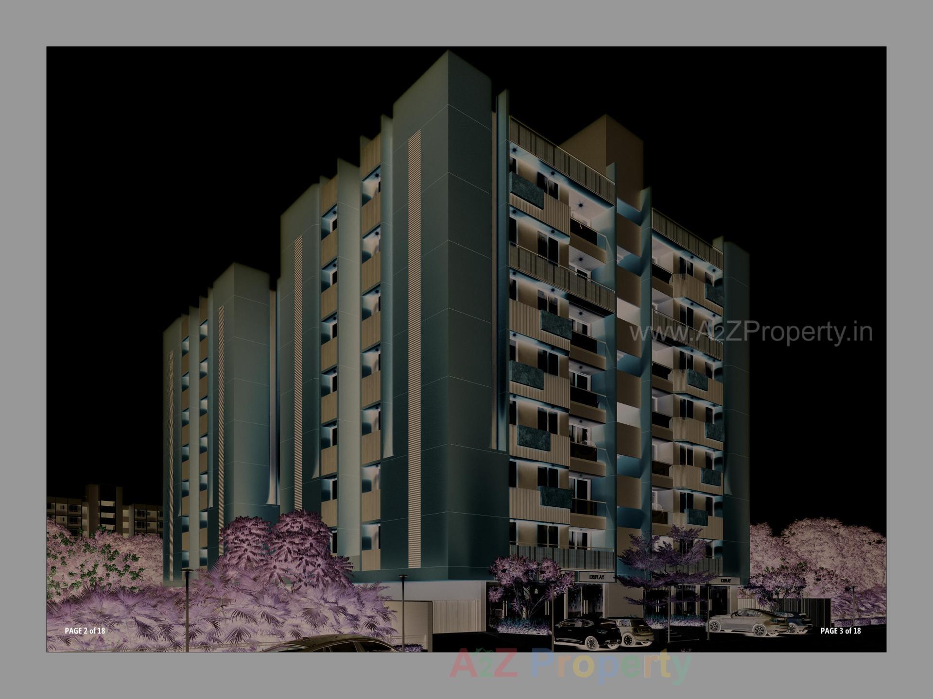 3D Elevation of real estate project Maruti Shantam located at Chandkheda, Ahmedabad, Gujarat