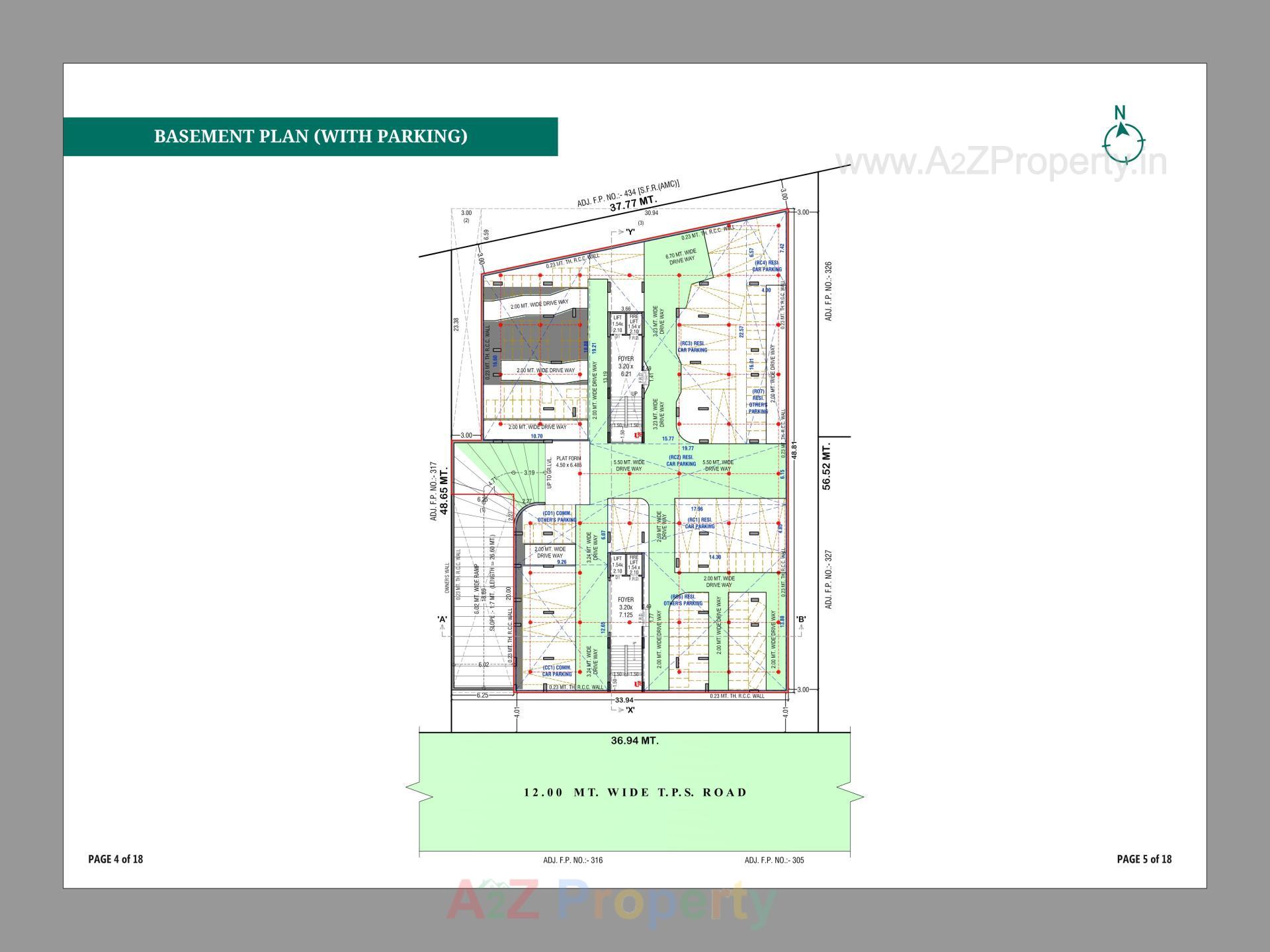Layout of real estate project Maruti Shantam located at Chandkheda, Ahmedabad, Gujarat
