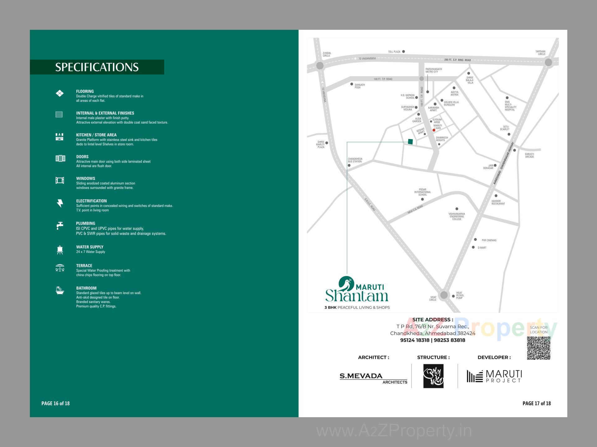  of real estate project Maruti Shantam located at Chandkheda, Ahmedabad, Gujarat