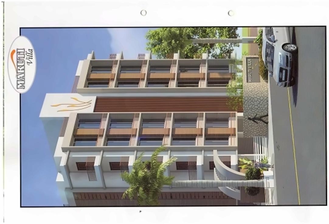 3D Elevation of real estate project Maruti Villa (block  A, B, C, D) located at City, Ahmedabad, Gujarat