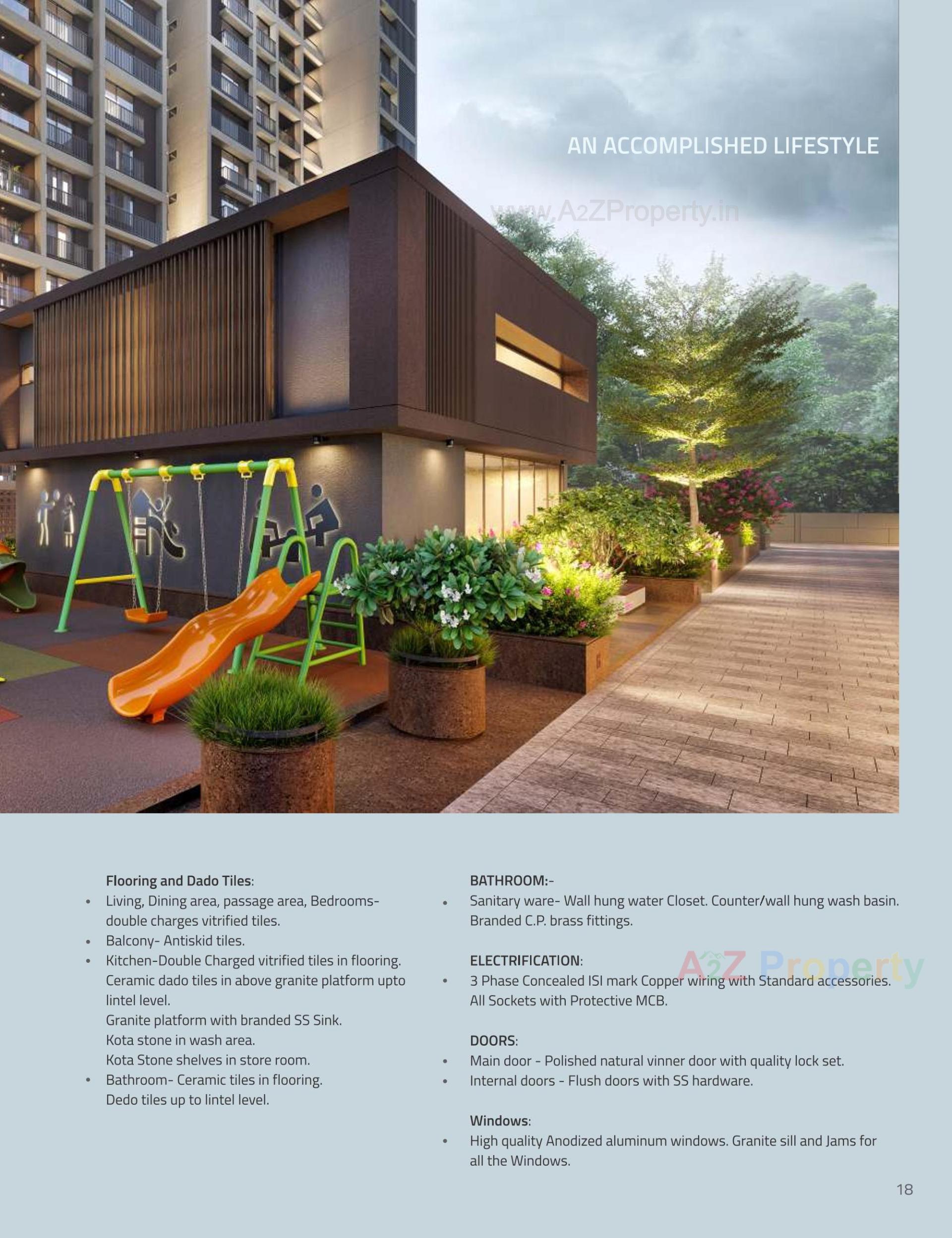 3D Elevation of real estate project Marvella located at Shela, Ahmedabad, Gujarat