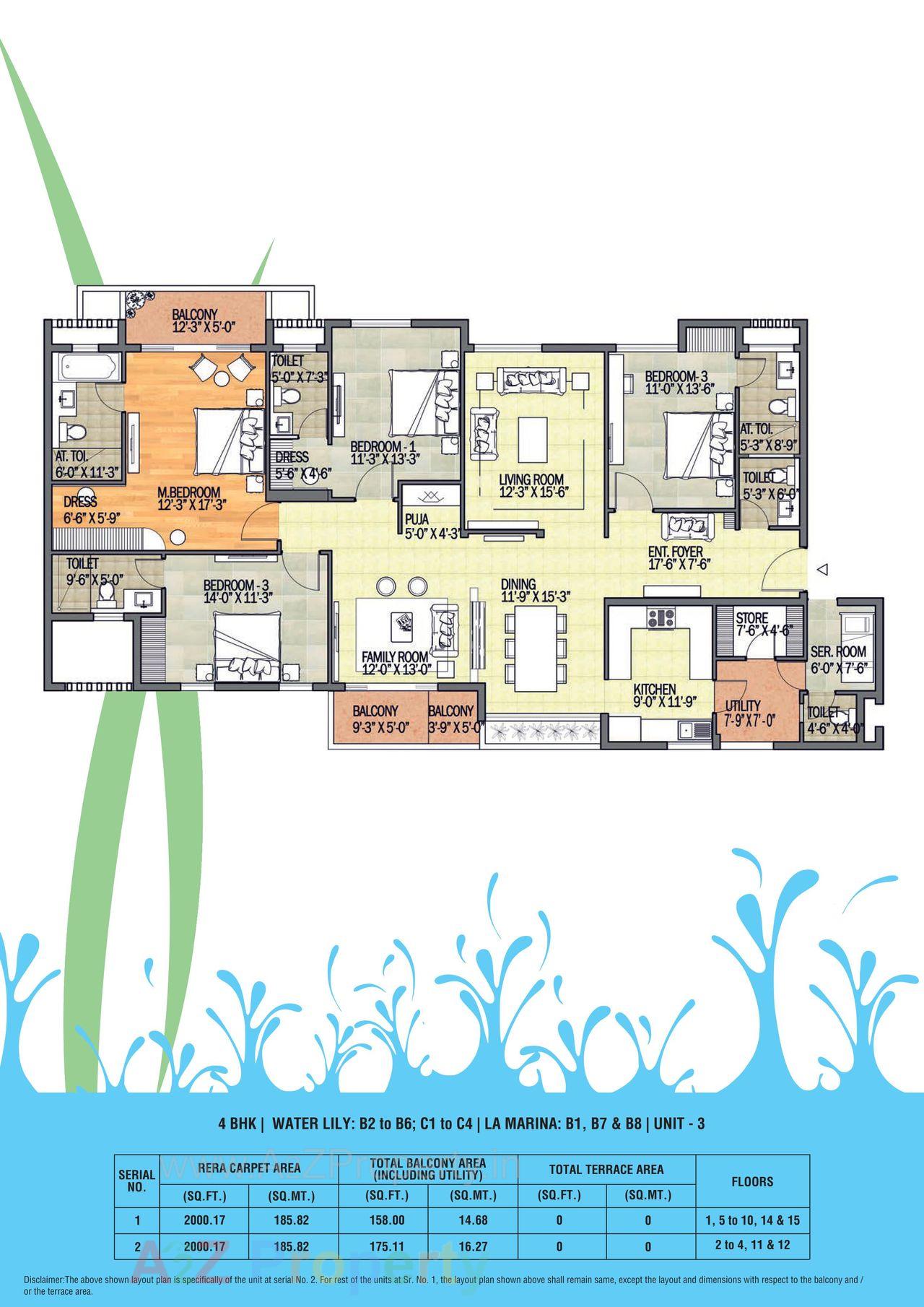0010 of real estate project Meadows (tower   D,e F) located at Khodiyar, Ahmedabad, Gujarat